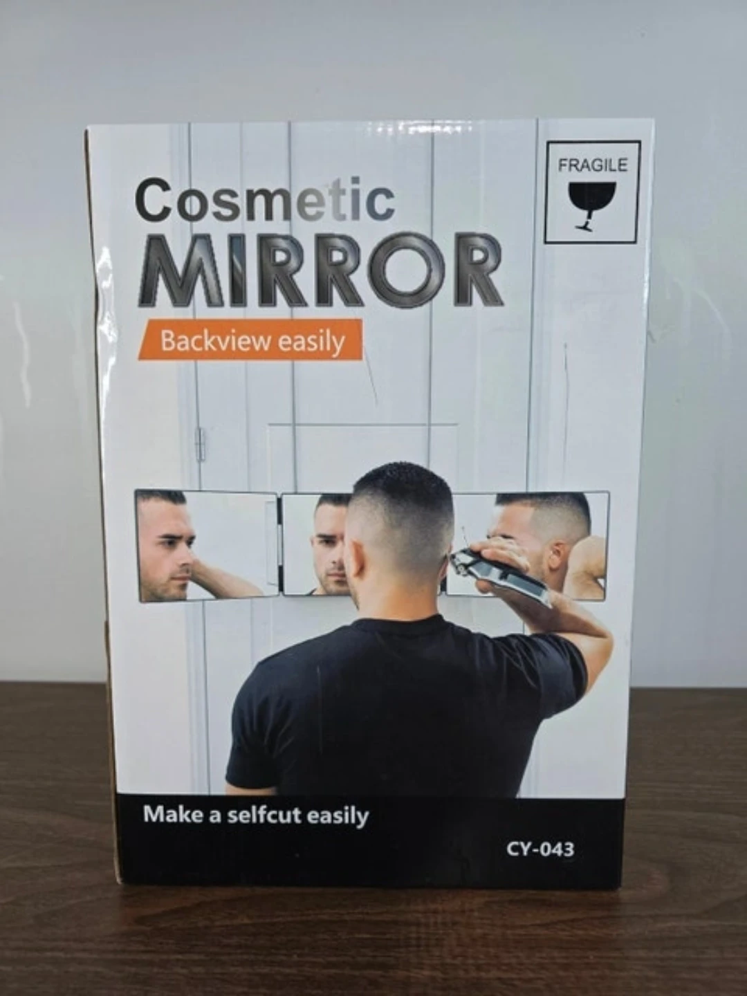 3 Way Mirror with Hooks