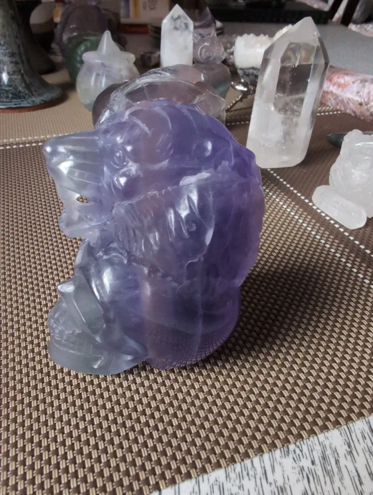 Amethyst Tiger Skull Carving image indicator(2)