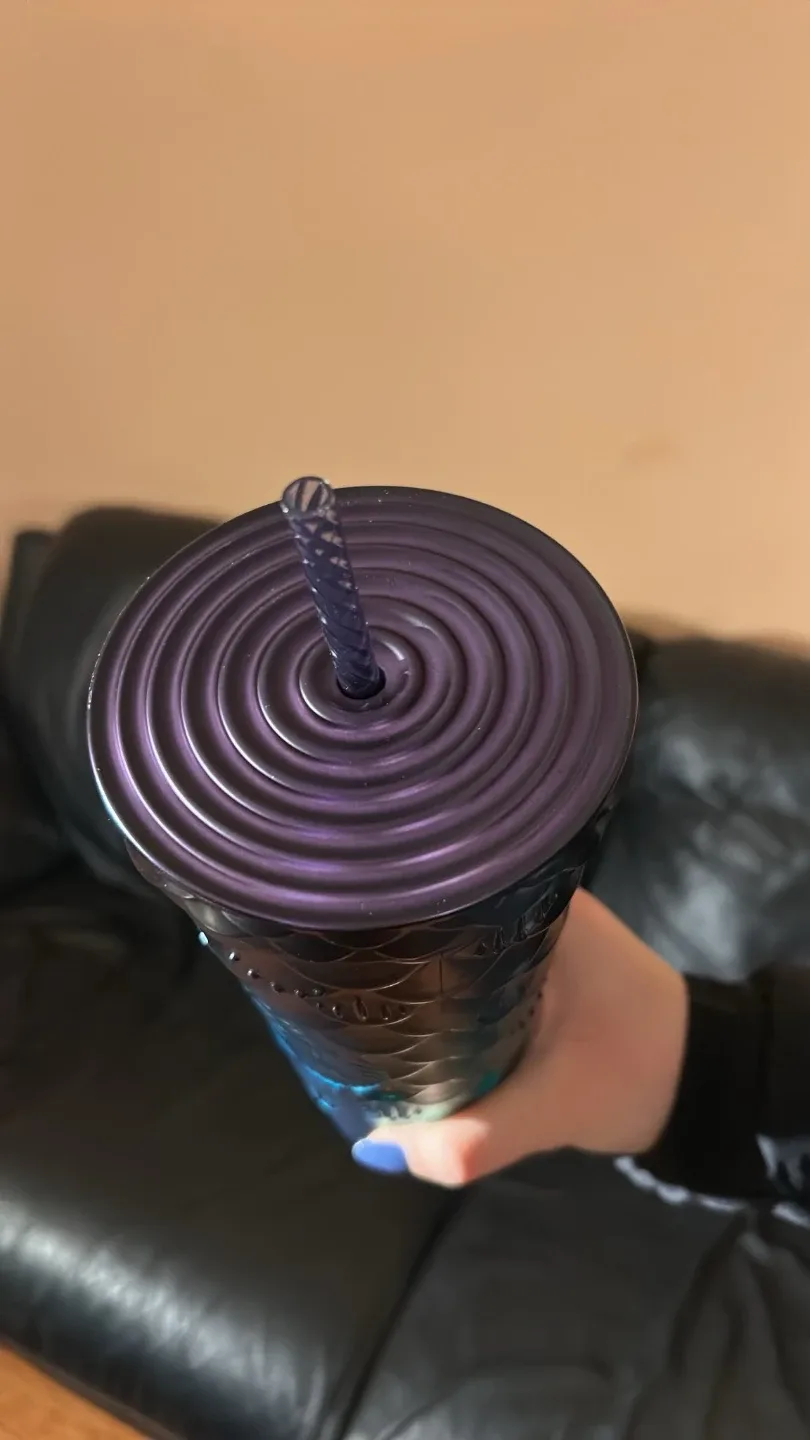 Starbucks 2025 Purple/Green Siren/Mermaid Tumbler image indicator(2)
