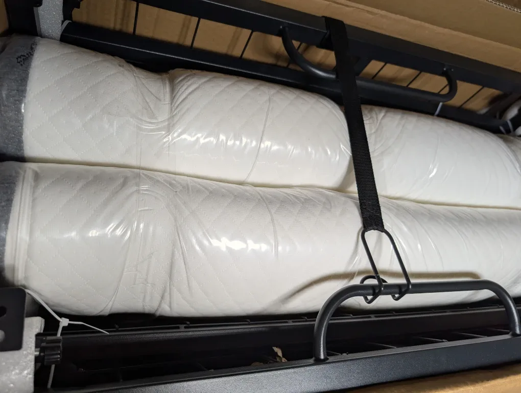 Folding Bed Frame with Memory Foam Mattress image indicator(9)