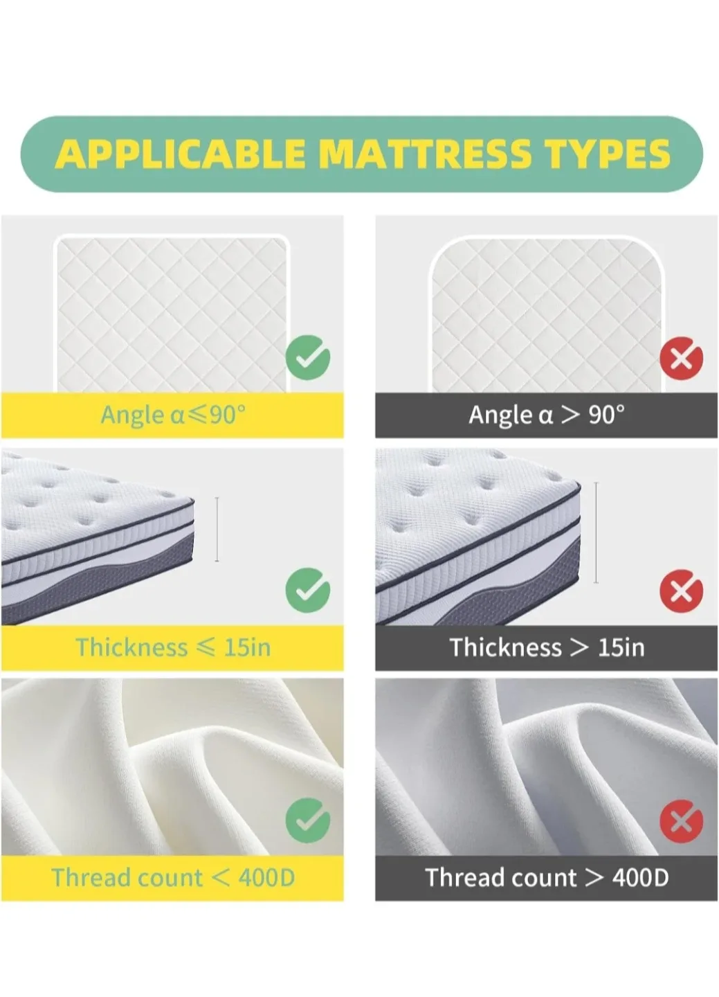 Bed Sheet Holder Straps - Say Goodbye to Messy Sheets! image indicator(6)