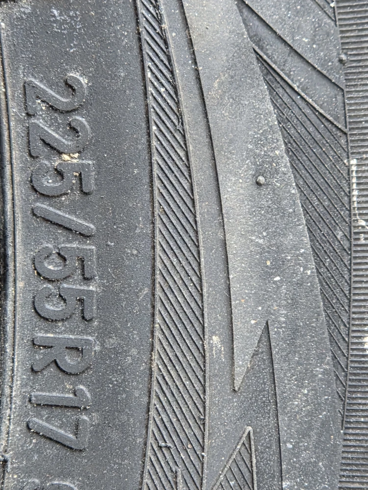 225/55R17 Winter Tire with Acura Wheels - photo 3