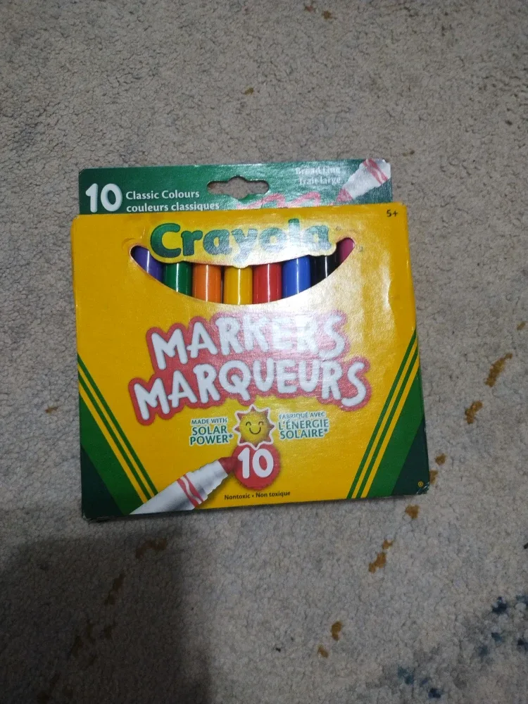 Crayola 10 Classic Colour Markers
