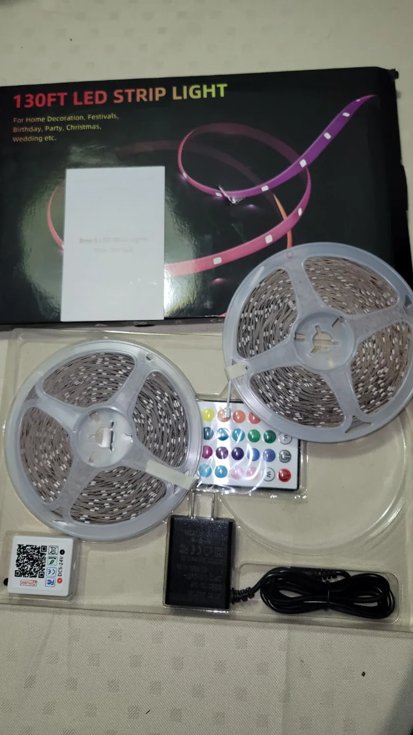 130FT LED Strip Light - Home Decor NEW image indicator(2)