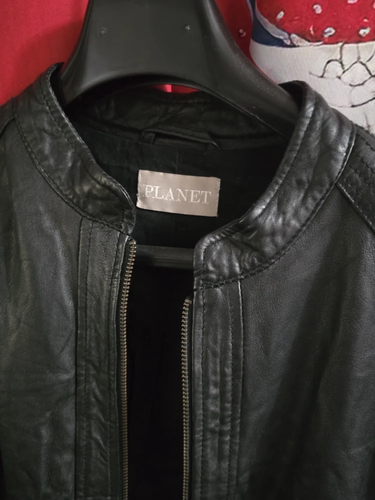 Planet Black EDGY Cool  Leather Jacket M #thriftypicks - photo 5