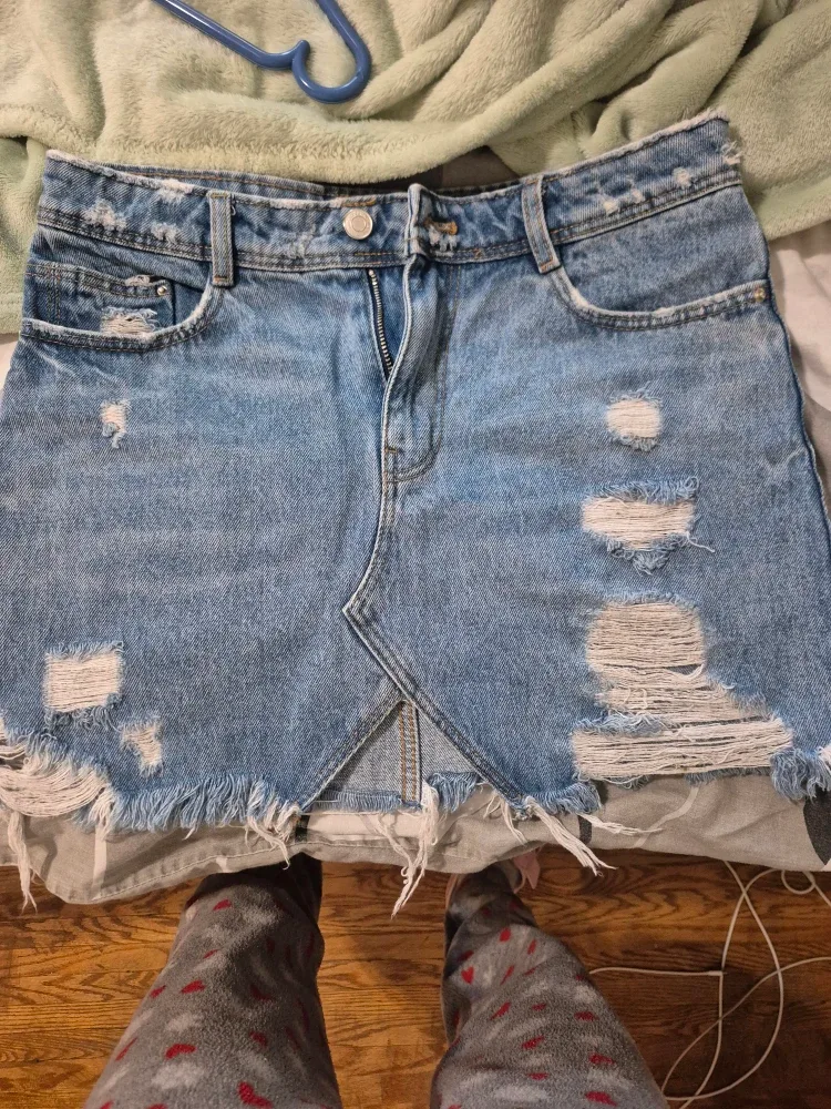 Zara Trafaluc Denim Skirt - Size S thumbnail