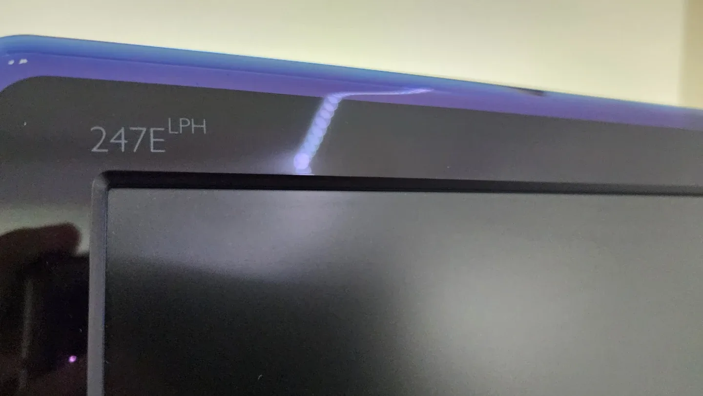 Philips 247E LPH Monitor - Negotiable image indicator(4)