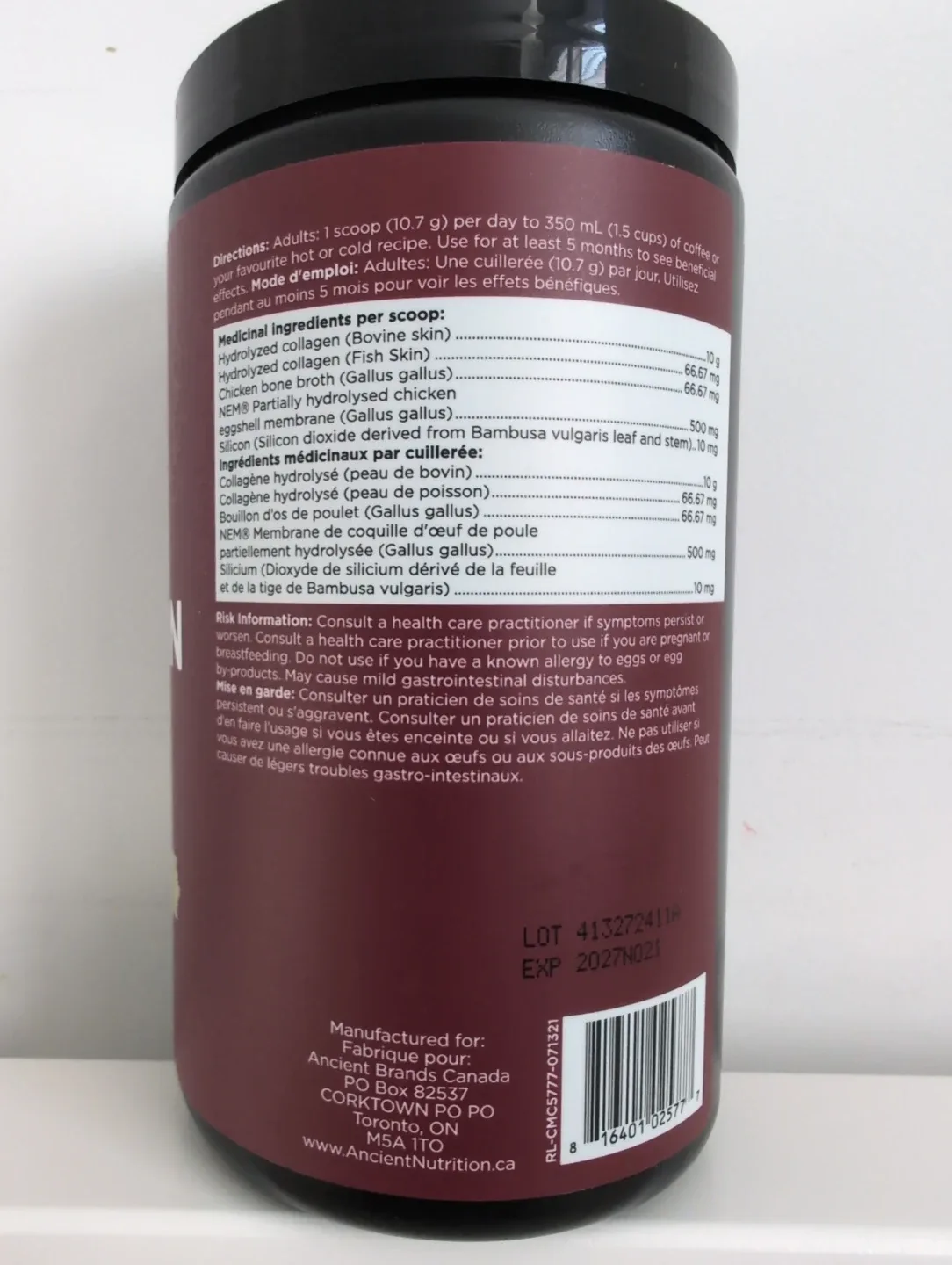 Ancient Nutrition Multi Collagen Protein - Unflavoured image indicator(2)