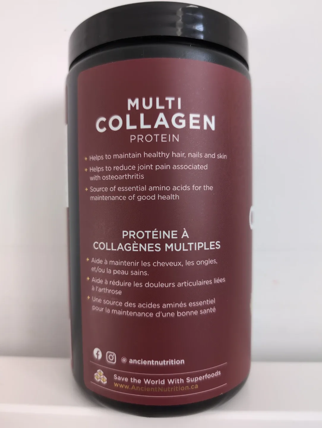 Ancient Nutrition Multi Collagen Protein - Unflavoured image indicator(3)