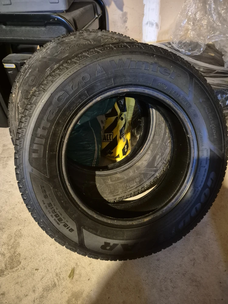 Goodyear UltraGrip Winter tires. 215 55 R16