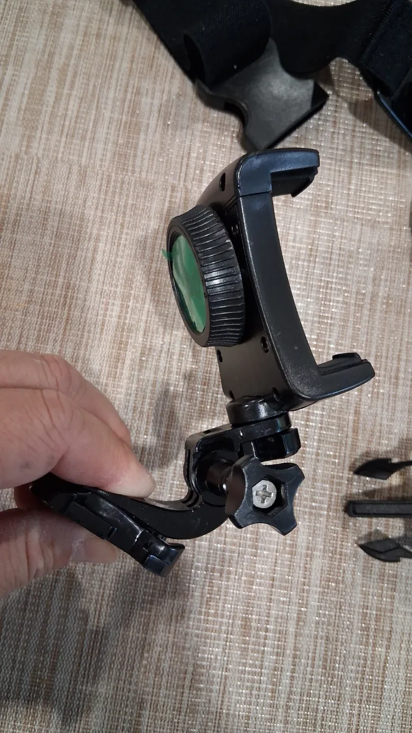 Smartphone Chest Mount for Motorcyclist, ebike, escooter. image indicator(3)