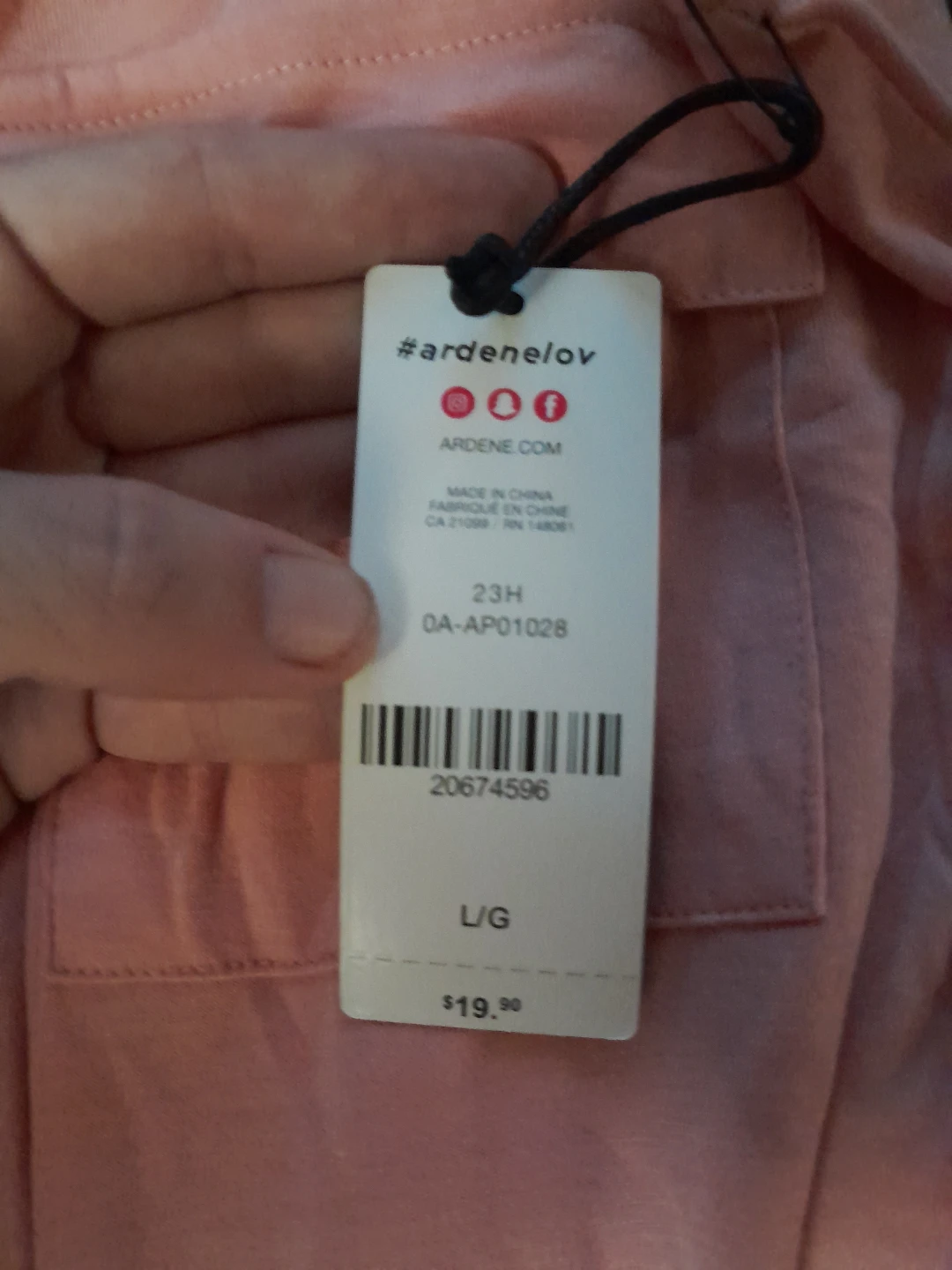 Ardene Pink Sleeveless Top - Size L - photo 3
