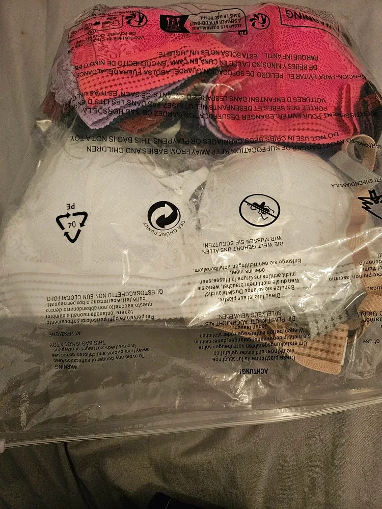 Brand new girls bra's (9) in package total
