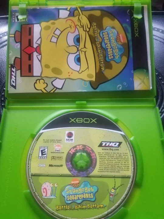 Xbox SponeBob Squarepants Battle For Bikini Bottom CIB