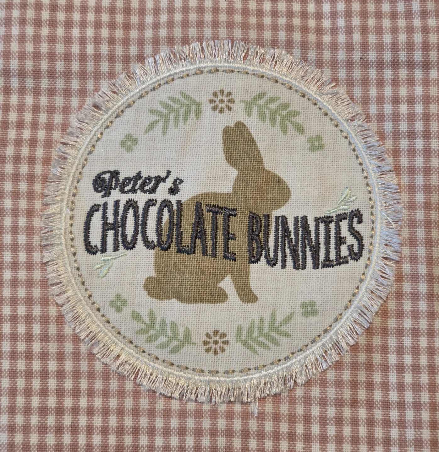 DII Embellished Kitchen Towel - Peter's Chocolate Bunnies - photo 2