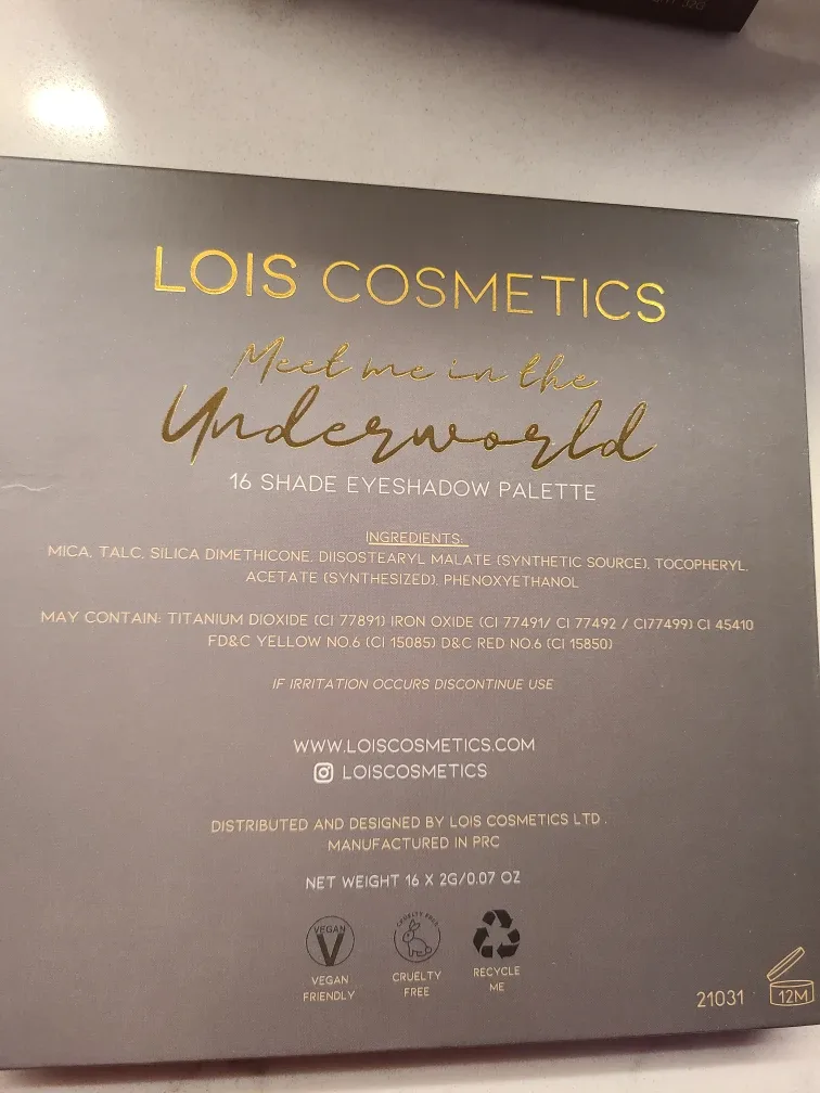 Lois Cosmetics Meet Me In The Underworld Eyeshadow Palette image indicator(6)