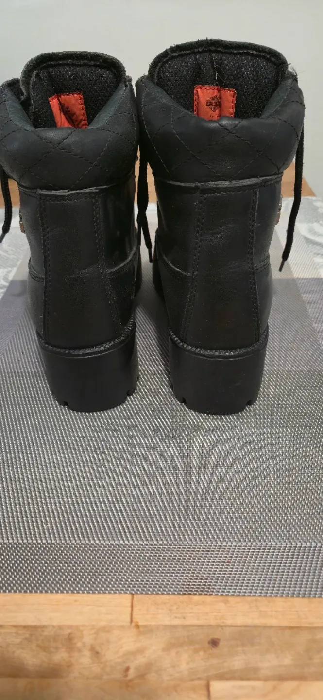 Harley Davidson Black Leather Boots image indicator(2)