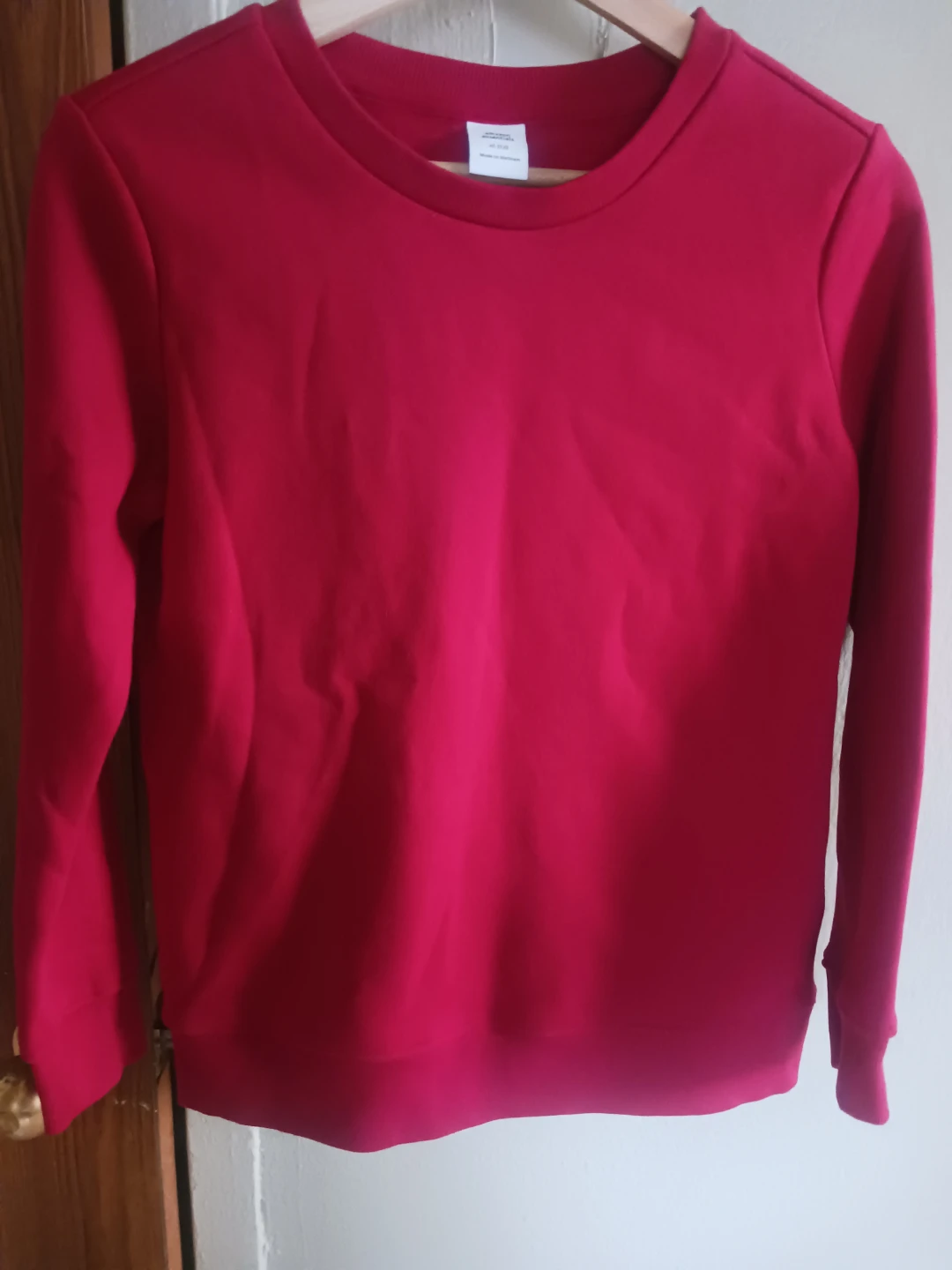 Red Crewneck Sweatshirt - Size S
