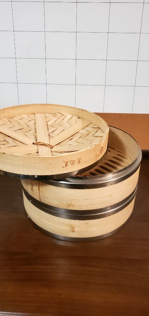 Bamboo Steamer with Lid