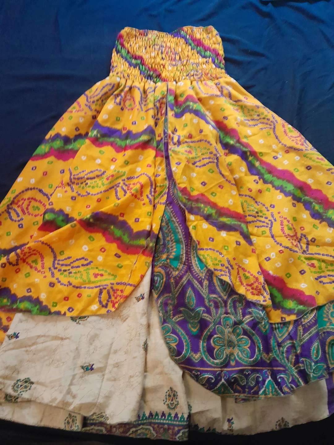 Yellow Patterned dress - photo 2