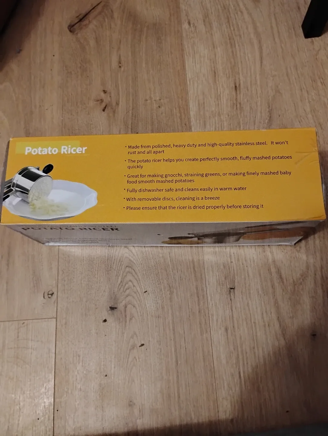 New Food Grade Stainless Steel Potato Ricer image indicator(3)