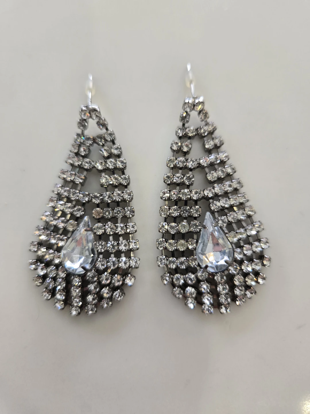 Rhinestone Dangle Earrings - photo 2