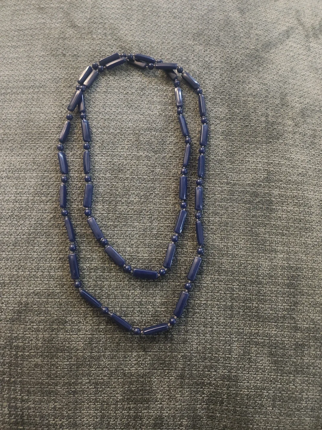 Blue Beaded Necklace image indicator(2)