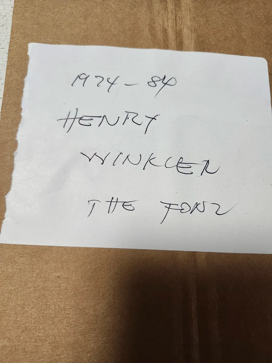 VINTAGE HENRY WINKLER THE FONZ JIGSAW PUZZLE image indicator(8)