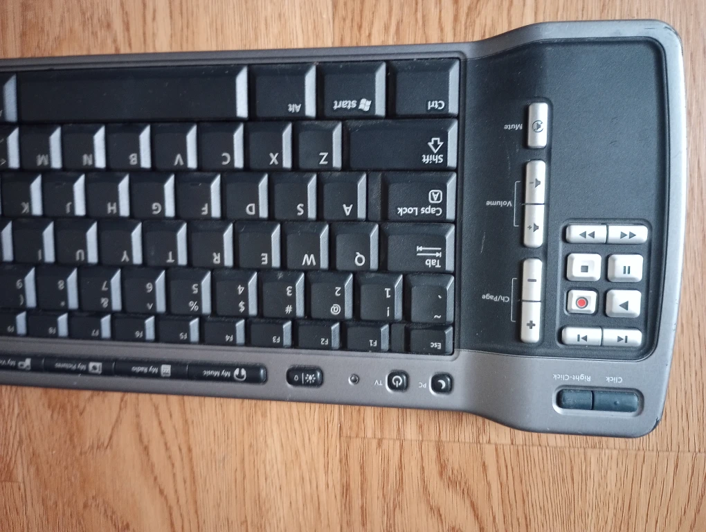Microsoft Windows XP Media center Remote Keyboard 1044 - photo 4