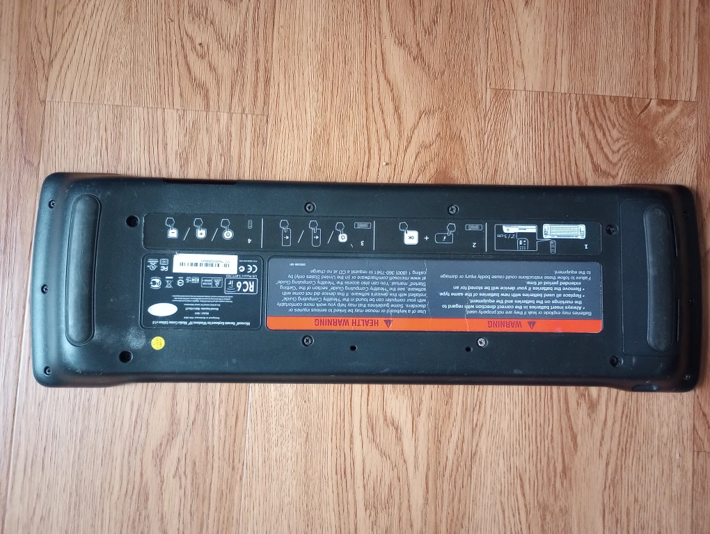 Microsoft Windows XP Media center Remote Keyboard 1044 - photo 5