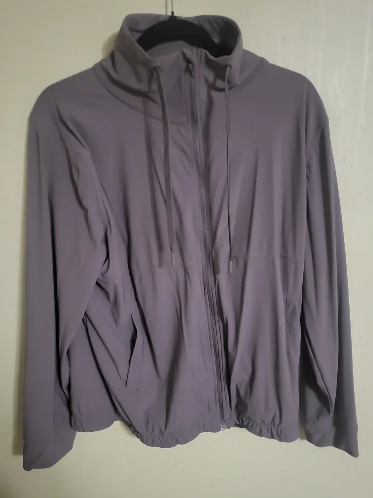 Purple Zip-Up Jacket
