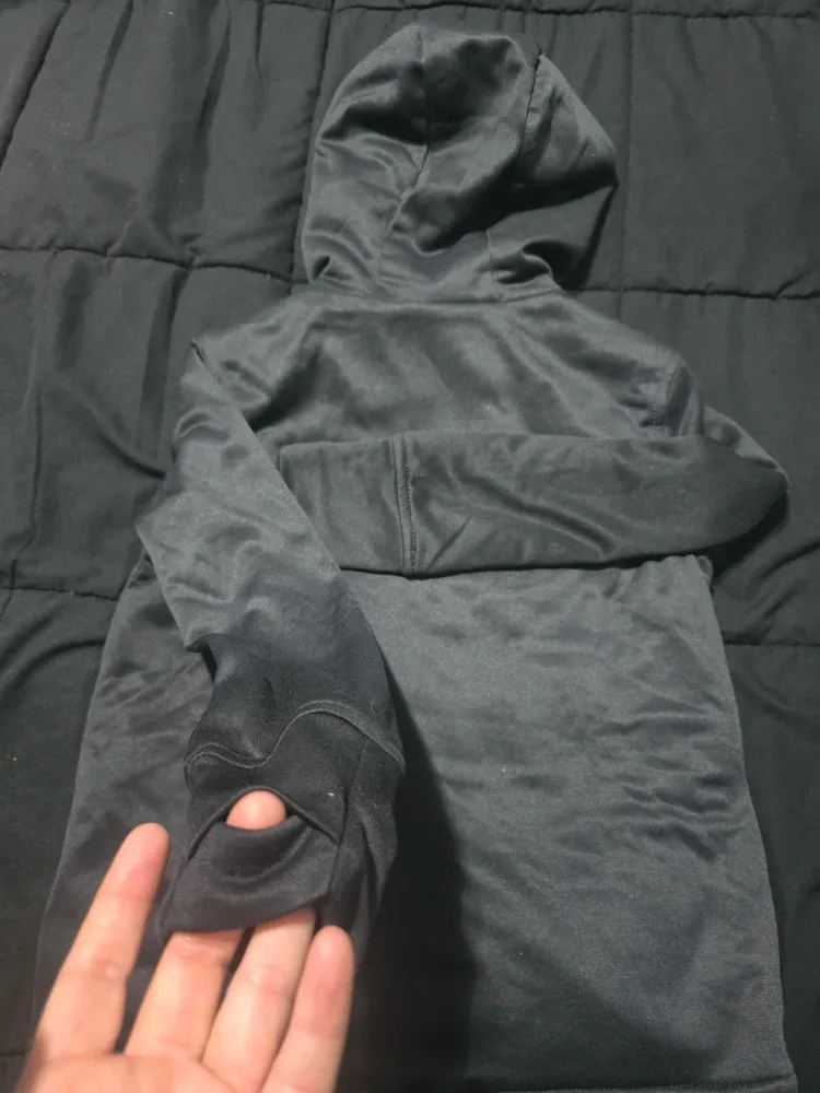 All in Motion Black Sherpa Lined Hoodie Size S (6/7) image indicator(5)