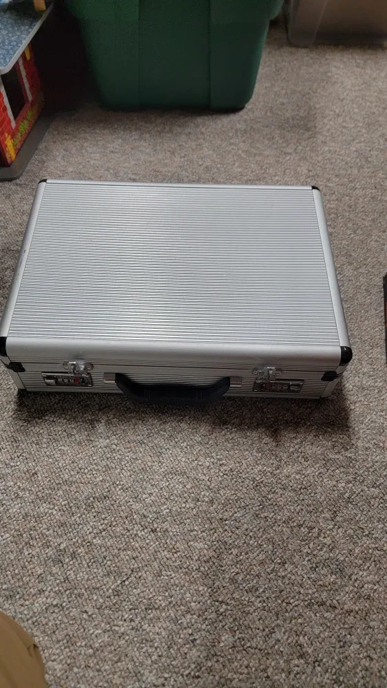 Silver Aluminum Briefcase