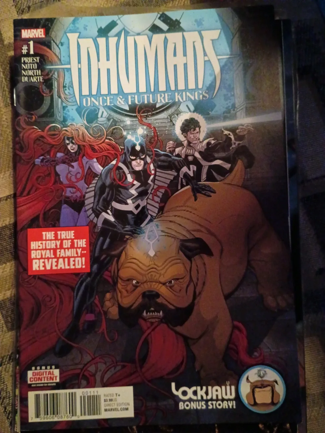 Inhumans Once & Future Kings #1 Comic Book