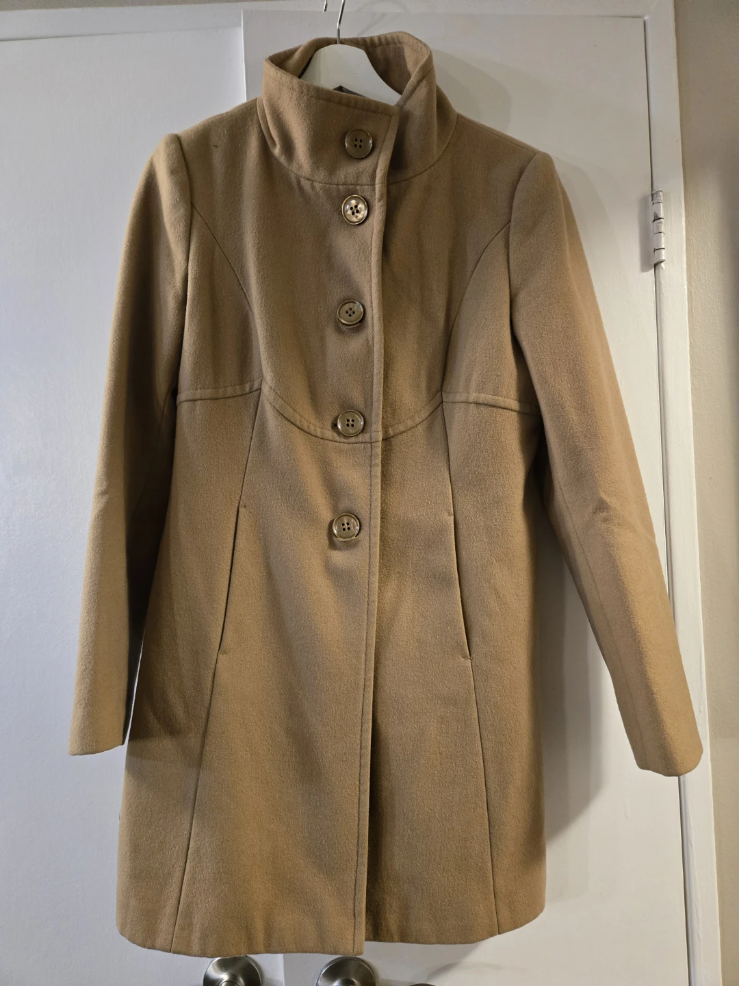 Stile Benetton Tan Wool Coat