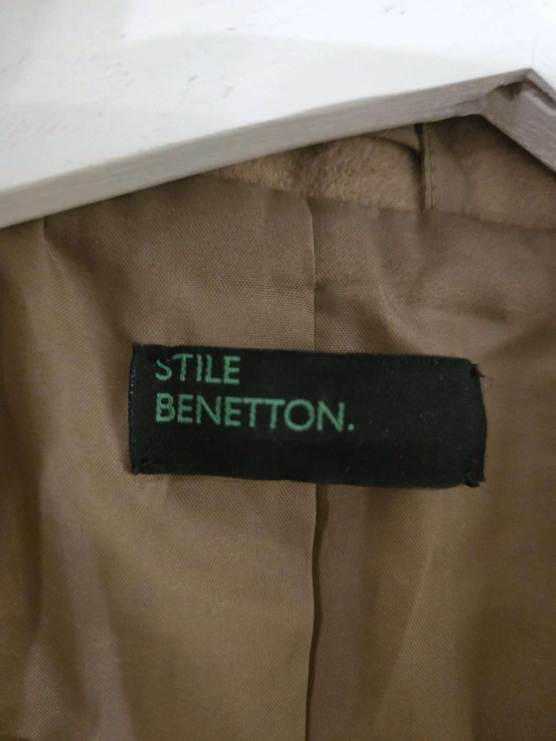 Stile Benetton Tan Wool Coat - photo 4