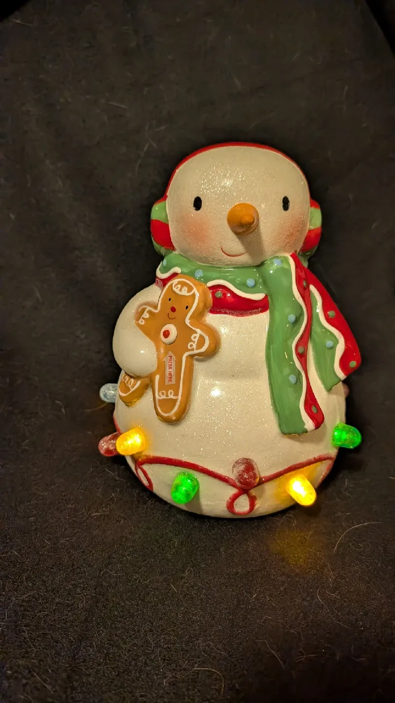Hallmark's 2010 "Seasons Treatings" Musical Light Up Snowman image indicator(2)