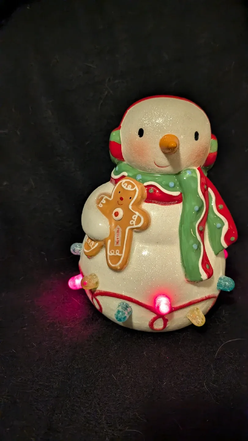 Hallmark's 2010 "Seasons Treatings" Musical Light Up Snowman image indicator(3)