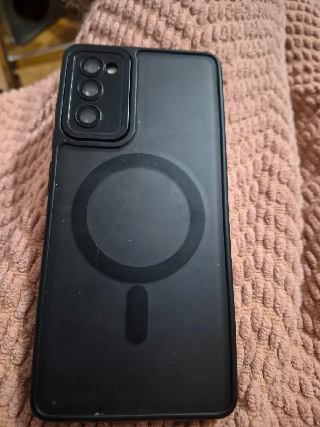 Black Samsung Galaxy S22 FE Phone Case image indicator(2)