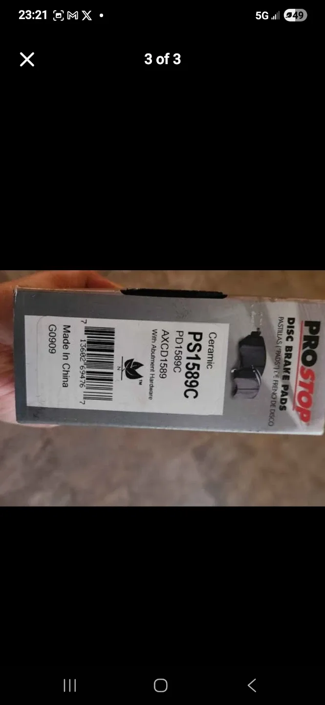 Dodge Journey SXT Double Caliper Brake Pads image indicator(2)