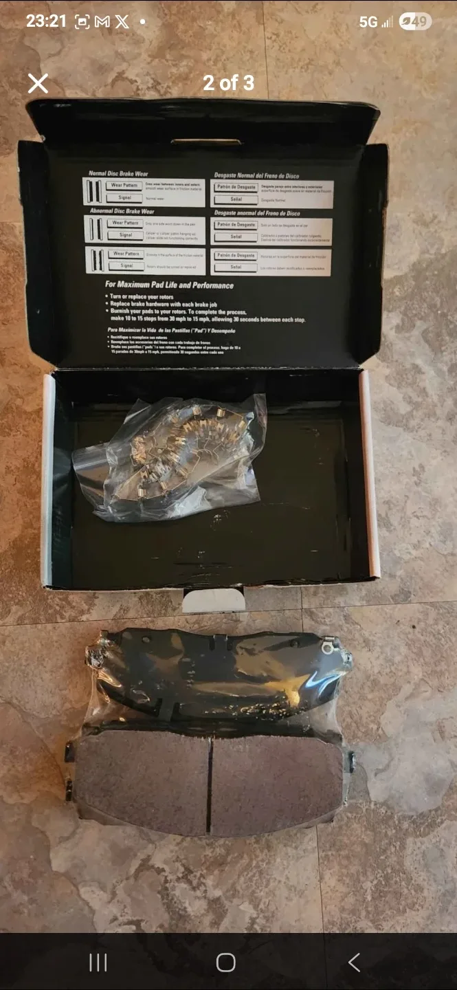 Dodge Journey SXT Double Caliper Brake Pads image indicator(3)