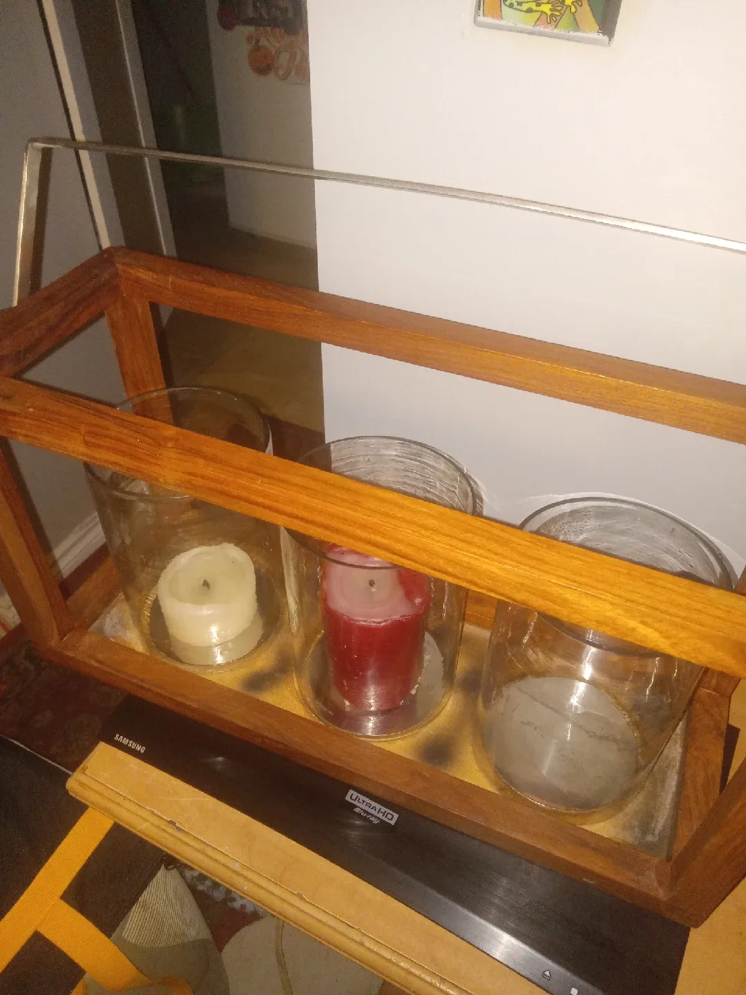 Wooden Candle Holder