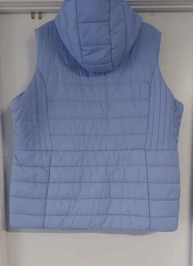 My Style Puffer Vest - Light Blue, 3X image indicator(2)