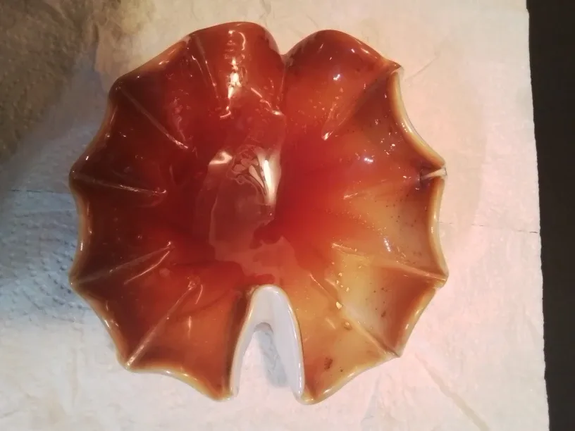 Vintage Brown & White Candy Dish / Ashtray image indicator(4)