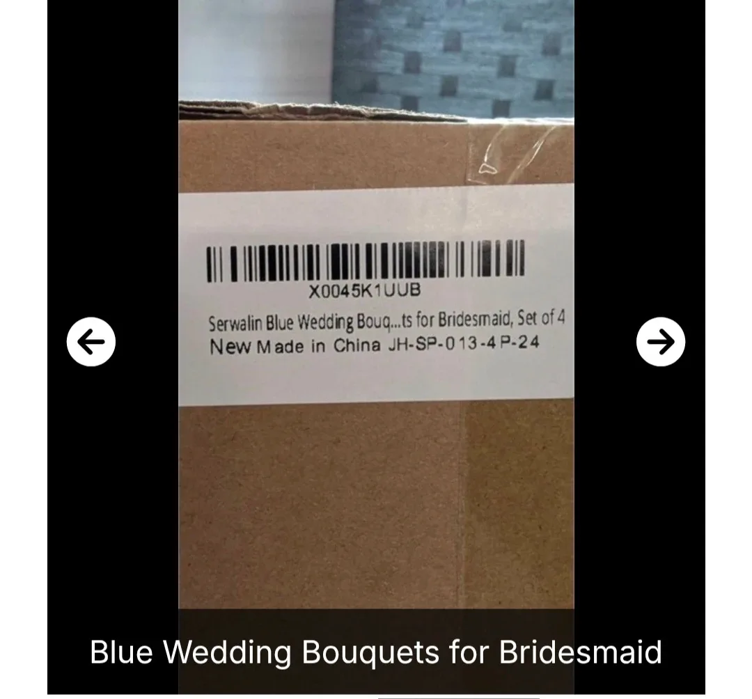 New Serwalin Blue Wedding Bouquets - Set of 4 image indicator(5)