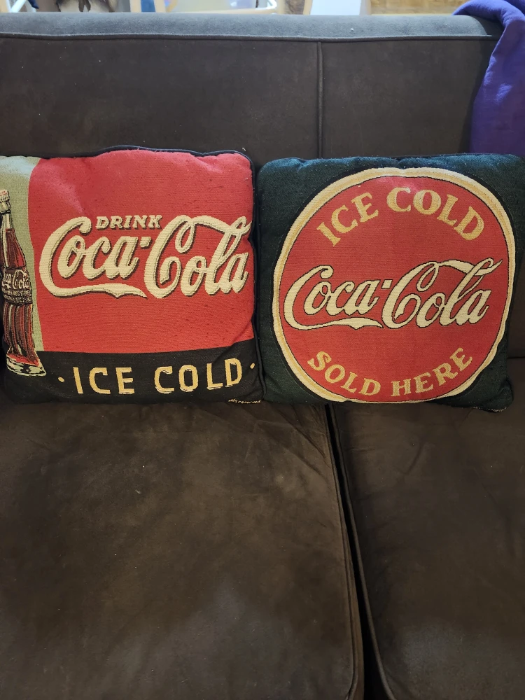 Coca-Cola Throw Pillows - Set of 2