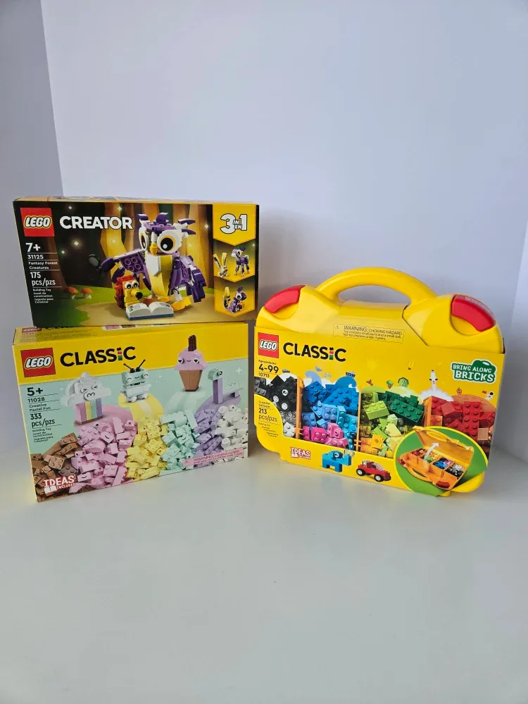 3 brand new lego playsets
