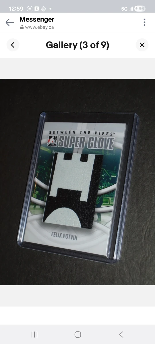 2009 in the game, super glove Relic, Felix Potvin, Maple Leafs - photo 3