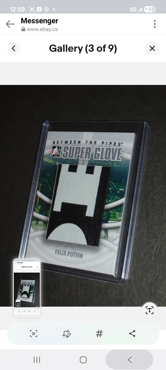 2009 in the game, super glove Relic, Felix Potvin, Maple Leafs - photo 5