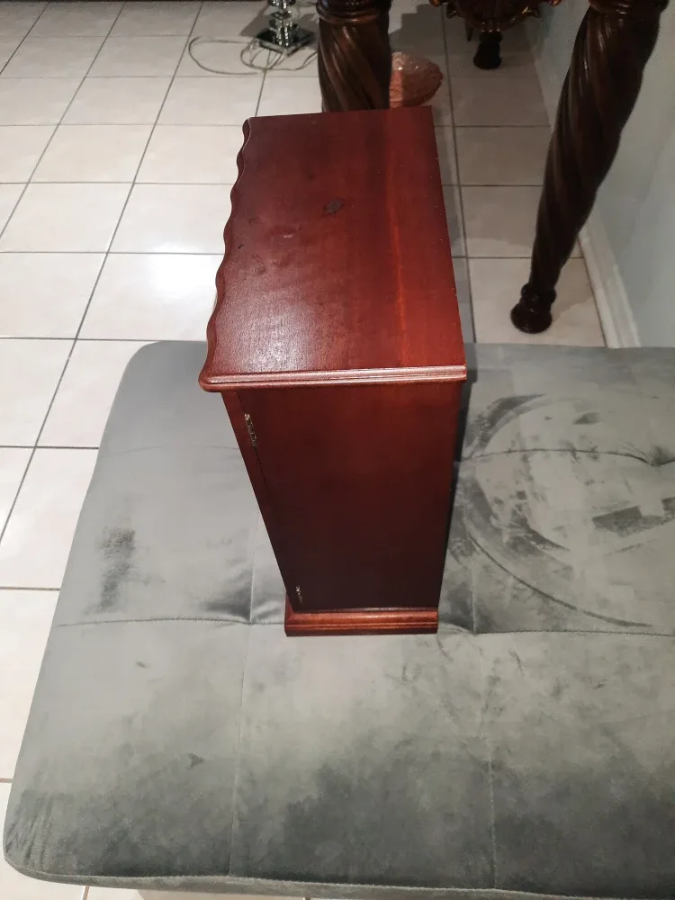 Vintage Wooden Jewellery Box with Drawers image indicator(4)
